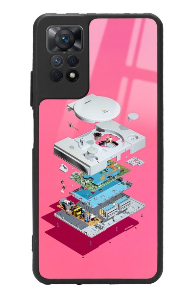 Xiaomi Redmi Note 11 Pro Playstation Tasarımlı Glossy Telefon Kılıfı