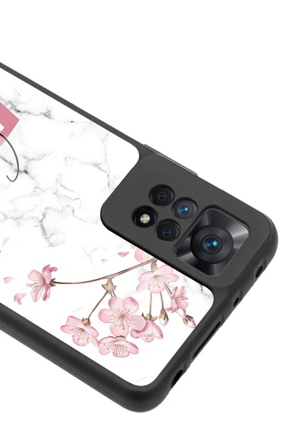 Xiaomi Redmi Note 11 Pro Sakura Girl Boss Tasarımlı Glossy Telefon Kılıfı