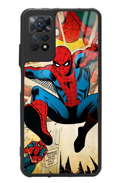 Xiaomi Redmi Note 11 Pro Spider-man Örümcek Adam Tasarımlı Glossy Telefon Kılıfı