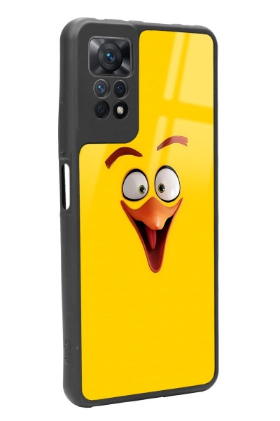 Xiaomi Redmi Note 12 Pro 4g Uyumlu Yellow Angry Birds Tasarımlı Glossy Telefon Kılıfı