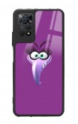 Xiaomi Redmi Note 12 Pro  Uyumlu 4g Purple Angry Birds Tasarımlı Glossy Telefon Kılıfı